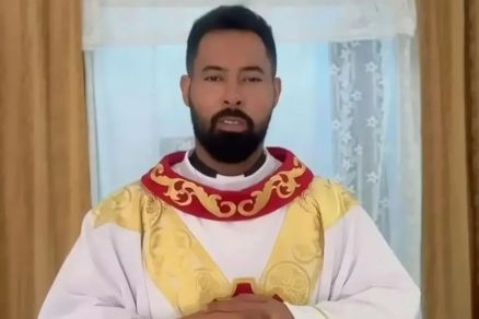 O padre Luciano Braga Simplcio, que foi afastado das funes aps polmica nacional