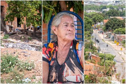 Moradora da regio, Dona Andreia 
