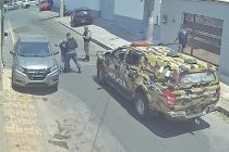 Polcia prende suspeito que tentou invadir casa e furtar carro; vdeo