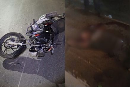 Homem morreu aps colidir motocicleta em poste