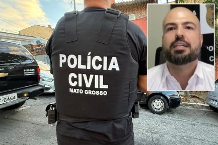 O delegado Gustavo Godoy (no detalhe), responsvel pelas investigaes da Operao Cdigo Seguro