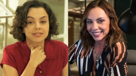 Carla Marins na novela Histria de Amor (1995) e em Trs Graas (2025) 