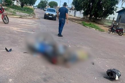 Criana no resistiu e morreu no local de acidente em Guarant do Norte