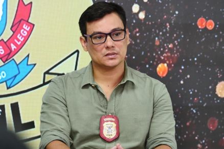 O delegado Michel Paes, que investiga morte de motorista de app 