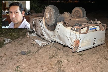 Joo Saucedo (no detalhe) conduzia veculo da Sema e morreu em acidente na BR-174