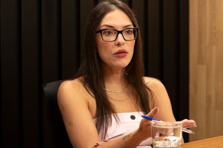 A deputada Janaina Riva, que deu nota positiva a gesto Mauro Mendes