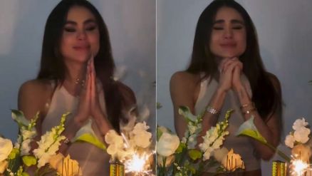 Natacha Horana comemorou a chegada dos 34 anos com festa e piscina