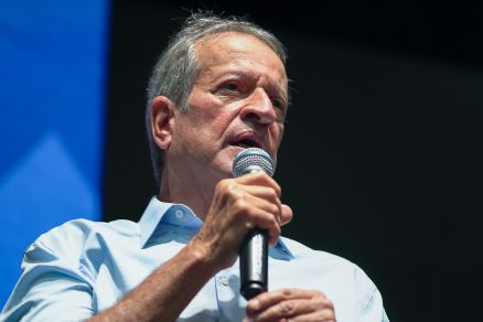 O presidente nacional do PL Valdemar Costa Neto re�ne-se com l�deres do PL e do Novo