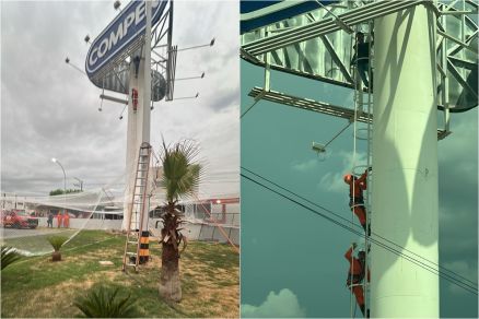 Professor de 59 anos  resgatado de torre aps mais de 14 horas de negociao com bombeiros