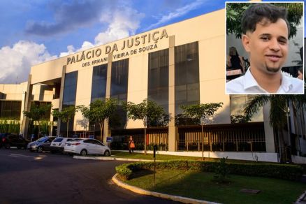 Joseph Junior (no detalhe), foi preso em setembro deste ano, acusado de liderar faco criminosa em Cuiab