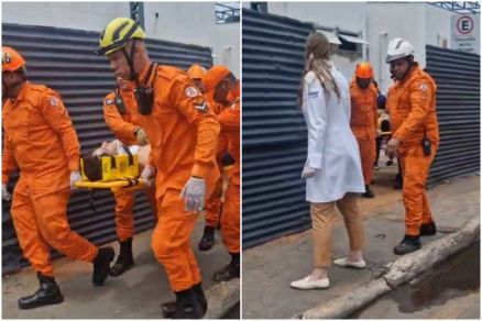 Corpo de Bombeiros e o Samu foram acionados para socorrer o professor 