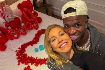 Vini Jr. e Virginia Fonseca em Madrid