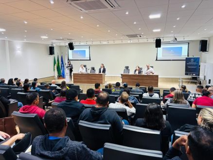 O evento aconteceu no auditrio da sede do Detran-MT, em Cuiab 