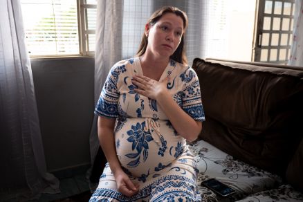 Luana Becker est na 38 semana de gestao e deseja fazer cesrea