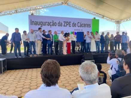 Inaugurao da Zona de Processamento de Exportao de Cceres.
