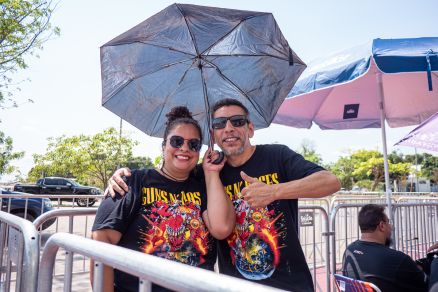 Diane e Erickson que se apaixonaram ao som de Guns N' Roses