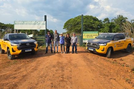 Equipes da Ager e da Aneel durante Fiscalizao  em comunidades indgenas do Territrio do Xingu 