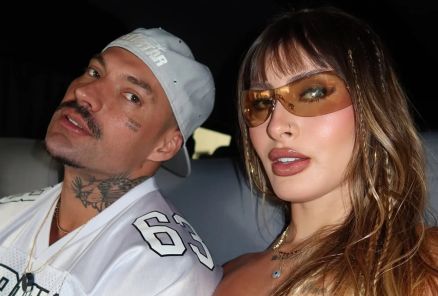 Filipe Ret e Agatha S, que ficaram noivos durante um show nesse sbado (1)