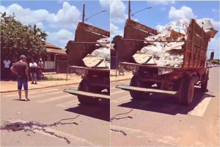Nildo do Nascimento morreu aps colidir contra a caamba de um caminho em cruzamento 