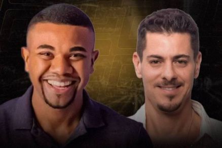 Davi Brito (esq.) pedeu luta de boxe para Sacha Bali (dir.) no Fight Music Show 