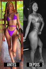 Ruivinha de Marte mostrou transformao do corpo para o fisiculturismo