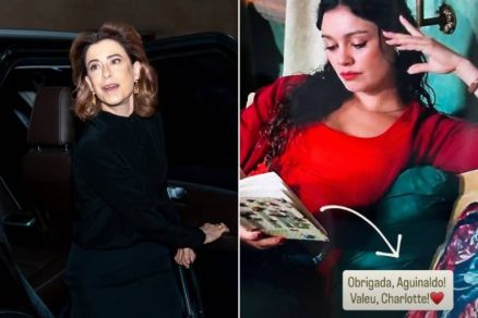 Fernanda Torres agradece homenagem recebida em 'Trs Graas'