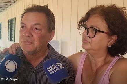 Alberto Rodrigues e Fatima Santelo, pais de barbeiro morto a tiros