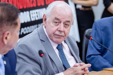 O presidente do Tribunal de Justia, Jos Zuquim, que pressiona por aprovao de texto sobre reajuste de servidores