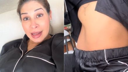 Mara Cardi mostrou como est sua barriga 10 dias aps o parto