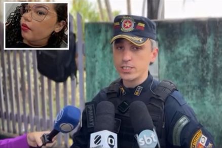 Major da PM Bartolomei que falou sobre feminicdio de Jthesica (no detalhe)