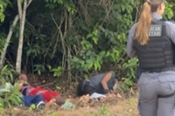 Trs corpos com sinais de execuo so encontrados em MT