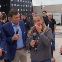 Mariana Becker se emociona em 