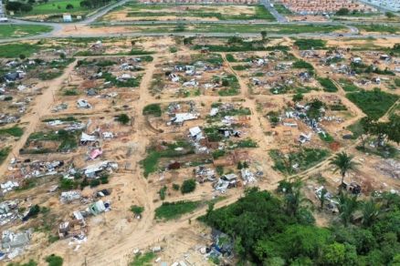 Foto area da regio do Contorno Leste, em Cuiab 