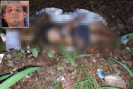 Eberson Odair da Silva Ribeiro (detalhe) era de Porto Estrela, e foi encontrado morto em Tangar da Serra