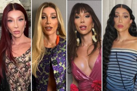 Maya Massafera costuma mudar o visual nos eventos em que marca presena 