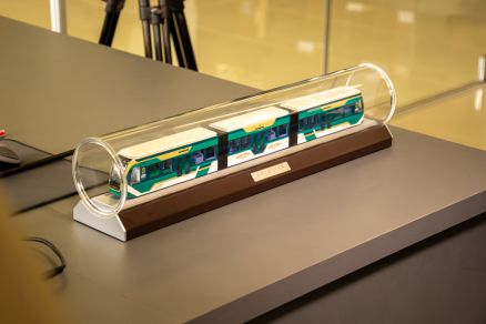 Miniatura do BUD, trazida por Abilio Brunini da China