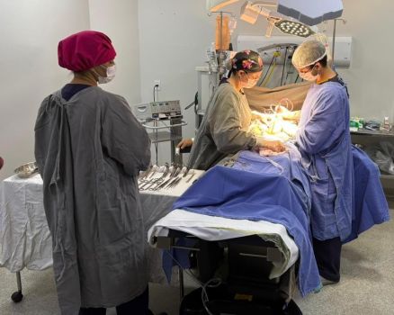 A equipe captadora  de Mato Grosso: do Hospital So Mateus e do Banco de Olhos de Cuiab