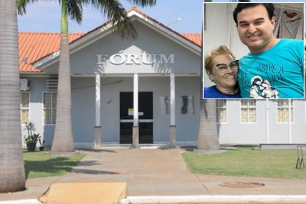 Marion Martins Vicensi matou a me, Dione Vicensi (ambos no detalhe) com golpes de p-de-cabra, em Sapezal