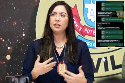 A delegada Jssica Cristina de Assis, da Delegacia Especializada de Defesa da Mulher, Criana e Idoso de VG