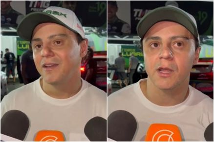 O ex-piloto de Frmula 1, Felipe Massa, que est em Cuiab para a Stock Car