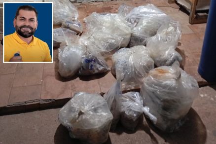 Jnior Garimpeiro (no detalhe) foi preso com carga de ouro ilegal 