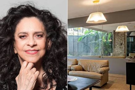 Imvel de Gal Costa  descrito como 'compacto e funcional' e tem cerca de 400 m no total 