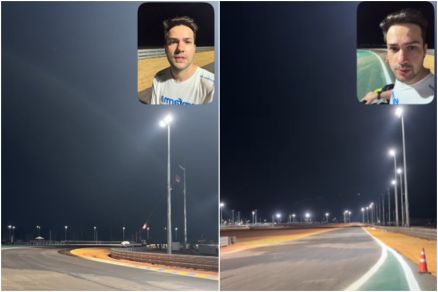 Felipe Fraga, lder do campeonato, inspeciona a pista do Autdromo Internacional de Mato Grosso