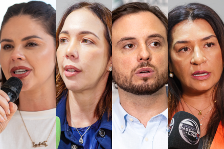 Os vereadores Michelly Alencar, Maysa Leo, Daniel Monteiro e Dra. Mara