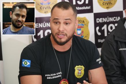 Delegado Pablo Carneiro, que apurou fraude cometida por funionario (no detalhe)