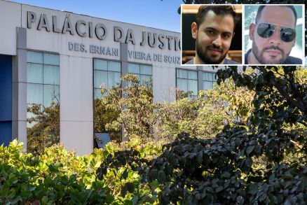 Vinicius e Welliton (no detalhe) tiveram priso mantida aps audincia 