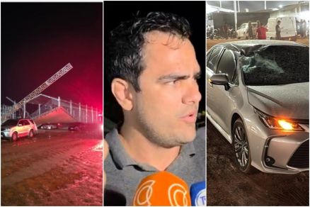 O secretrio David Moura falou sobre o temporal no Parque Novo Mato Grosso