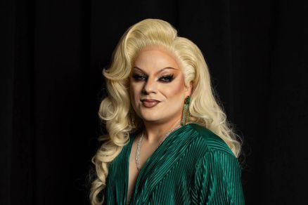 A apresentadora Lorelay Fox na festa de lanamento da nova programao da DiaTV