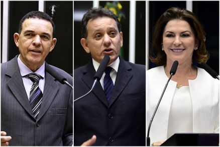 Os ex-prefeitos de Sinop: Juarez Costa, Nilson Leito e Rosana Martinelli