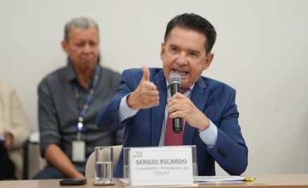 Presidente do TCE-MT, conselheiro Srgio Ricardo, props e presidiu a Mesa Tcnica n 1/2025